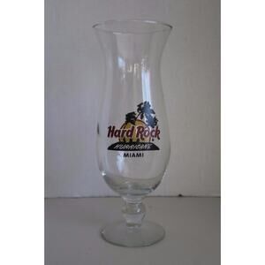 Hard Rock Cafe Miami Hurricane Beer Tall Glass -121627